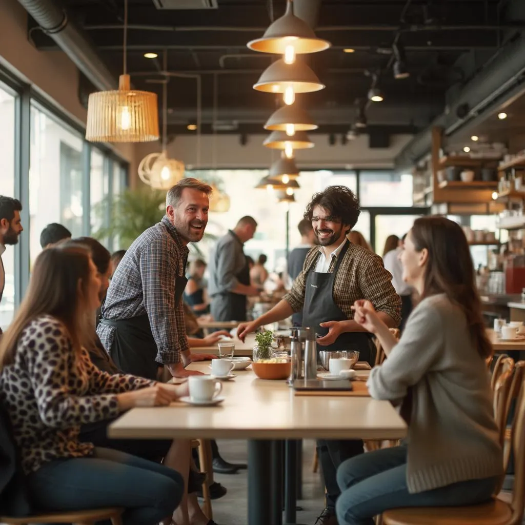 Cafetería convertida en franquicia exitosa