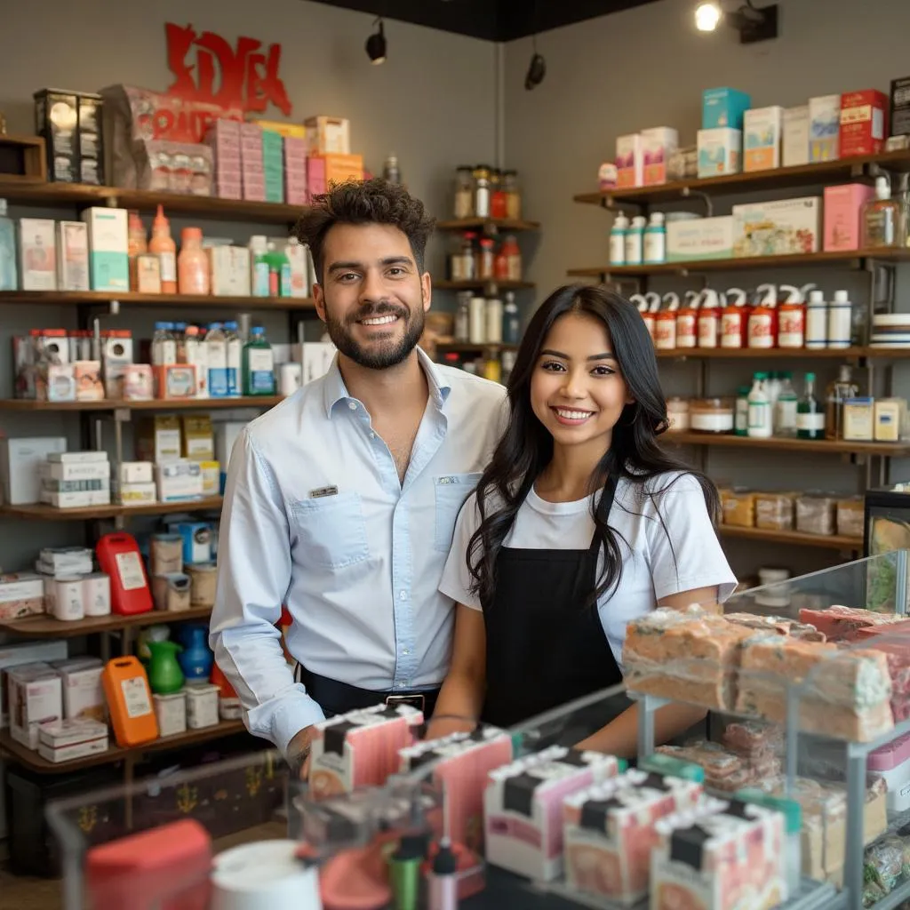 Tienda minorista especializada convertida en cadena de franquicias